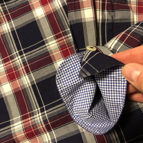 Paul & Shark navy plaid shirt - Picture 4 of 8